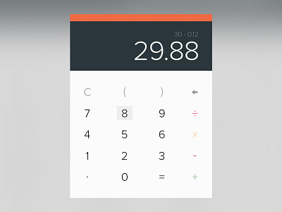 Daily UI 003 - Day 3 Calculator calculator clean css3 fully responsive html minimal