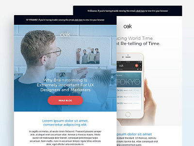 Oak Mailchimp Templates