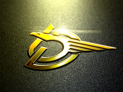 Logo proposal for Banc de Dubai. b banc bank d dubai eagle financial logo wings