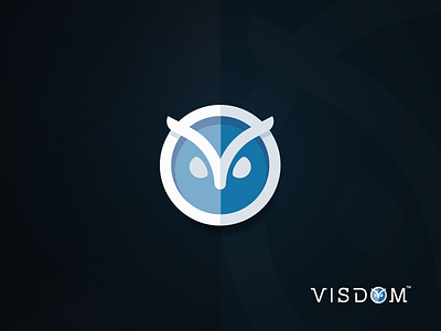 Visdom consultancy logo owl visdom