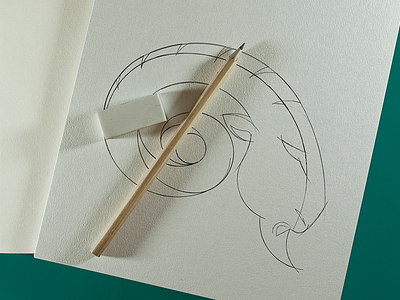 Ram - Work In Progress animal aries art azantigfx hornes logo ram sketch sketches