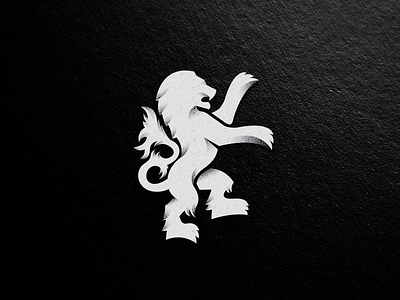 Heraldic Lion art azanti azantigfx branding design dribbble graphic graphics heraldic heraldy icon identity illustration logo mark monogram symbol vector