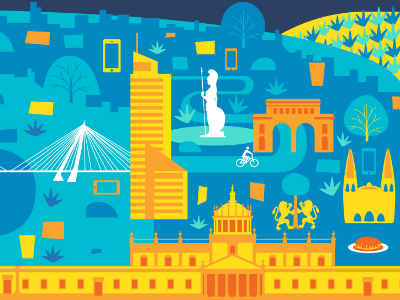 Guadalajara City city debut google now guadalajara illustration mexico