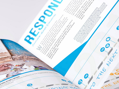 2012 Annual Report bb bridgeandbloom infographics onehope print timeline