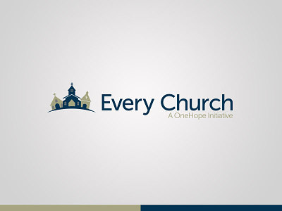 Every Church Logo bb brand branding bridgeandbloom church initiative logo onehope