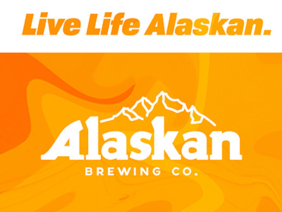 Alaskan Brewing Co. branding custom type label design logo packaging labels