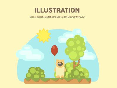 The Fool in flate style design flat illustraion vector web