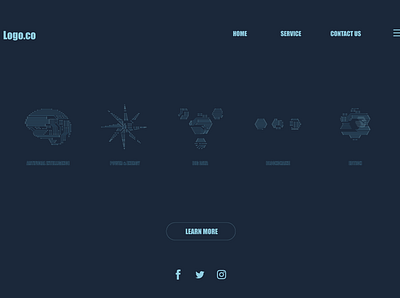 Icons set for a website design icons logo ui vector web