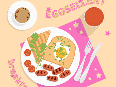 Eggsellent art branding design digital illustration digitalart illustration vector web