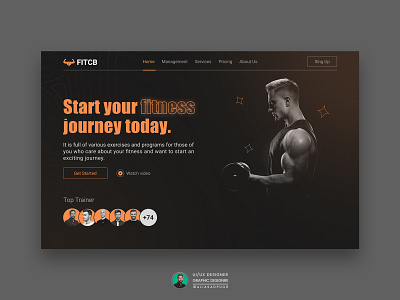 Fitness Club Landing Page