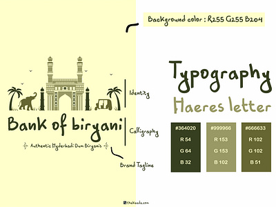 Biryani Brand Rebranding Designs