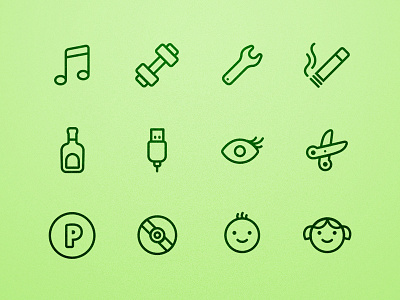 Expense Category Icons billguard categories chubby expenses icon set icons outline sketch