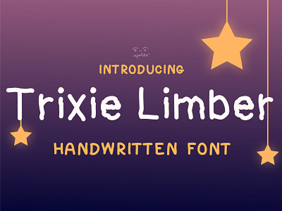 Trixie Limber Font font fonts lettering typography