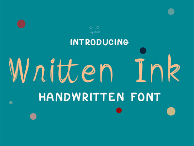 Written Ink Font font fonts lettering typography
