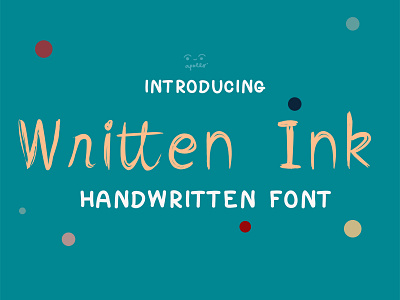 Written Ink Font