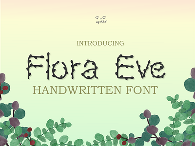 Flora Eve Font font typography