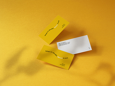 Photorealistic Business Card Mockup Vol 7.0