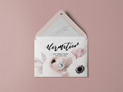 Photorealistic White Envelope Mockup/A6