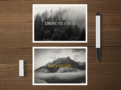 Photorealistic Invitation & Greeting Card Mock-Up