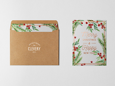 Photorealistic Invitation & Greeting Card Mockup Vol 2.0 christmas christmascard craft envelope greeting card invitation card kraft merry christmas mock up mockup new year postcard