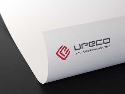 UPECO brand branding clevery consulting corporate creative design elegant fuel gas identity logo logotype minimal modern oil petrol petroleum stationery