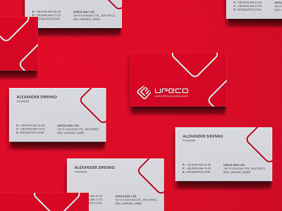 UPECO branding businesscard businesscards clear clevery consulting corporate creative design fuel gas identity logo minimalism modern oil petrol petroleum stationery upeco