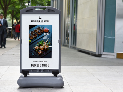 Wind Sign Poster Display Mockup/ Vol 3.0 ads advertisement banner branding clevery creative design elegant food identity menu minimal mock up mockup modern poster psd sign signboard template