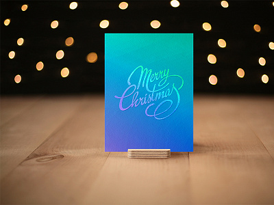 Photorealistic Invitation & Greeting Card Mockup Vol 6.0/ A6 2020 bokeh branding card christmas clevery creative design holographic identity lettering merry christmas minimal mock up mockup modern new year photo photorealistic stationery
