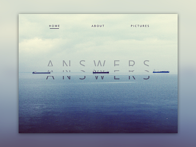 Answers landing page web design webdesign