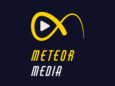 Meteor logo creative logo design logo logo design logo design concept logo designer logo mark meteor meteor illustration meteor logo meteor media logo minimal logo minimalistic logo