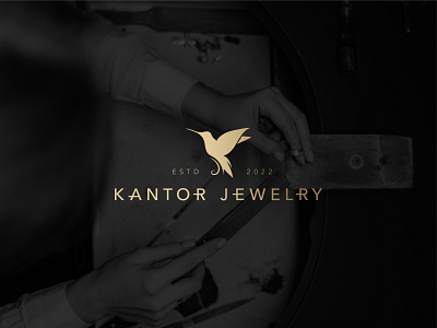 Logo for a jewelry brand Kantor branding brandmark fine jewelry graphic design jewellery jewelry jewelry brand logo logoconcept logocreator logomaker logotype