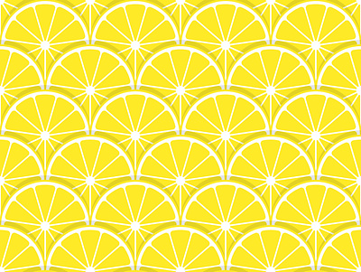 Lemon slices. flat geometric illustration lemon slices vector