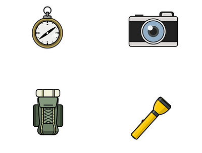 icons on dribble graphicdesign icon design icon set travel vacation