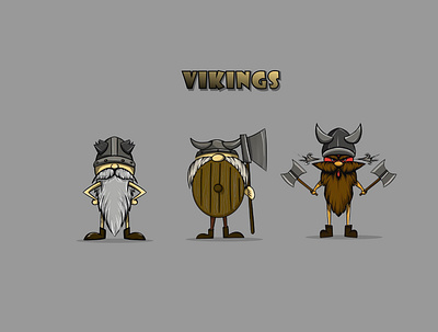 vikings comic cute cute art graphicdesign hero illustration viking