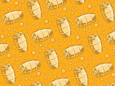 Keg Pattern beer illustration keg pattern vector