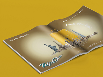TripO Magazine Ad ad branding creative design design magazine ad poster