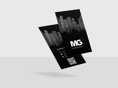 MG Property Advisor Business Card branding business card creative design design graphic design logo design minimal stationery design visiting card