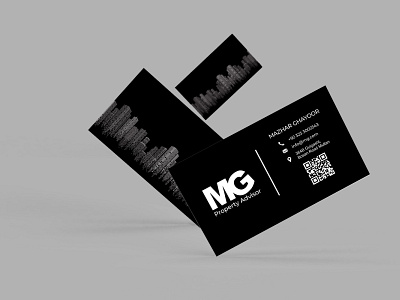 MG Property Advisor Business Card branding business card creative design design graphic design logo logo design minimal stationery design visiting card