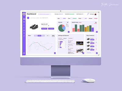 Seller Dashboard aesthetic amazon branding color dailyui dashboard design fba illustration purple seller app ui website