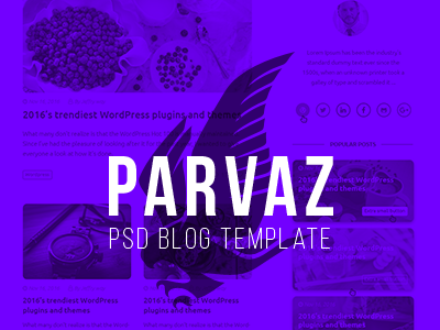 Parvaz - Personal Blog Template