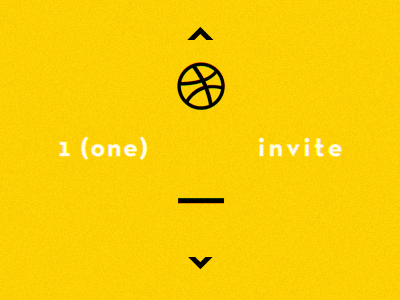 Dribbble Invite 2d animation debut dribbble gif invitation invite loop