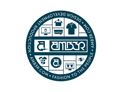 AMB3R Stickers apparel custom denver design design firm development fashion hats production stickers