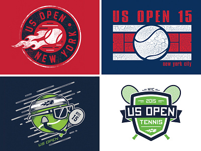 US Open apparel bold design graphic new york sports t shirts tennis youth