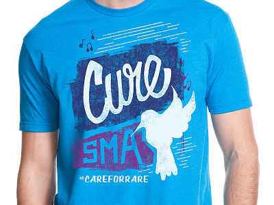 Cure S.M.A apparel care cure custom design fashion to the people fundraising