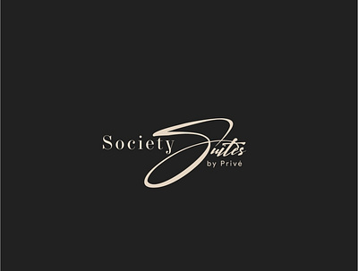 Society Suites Logo clean design graphic design illustration logo minimal typography vector