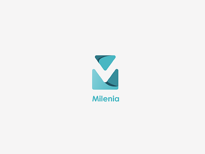 logo milenia branding clean design graphic design illustration logo vector