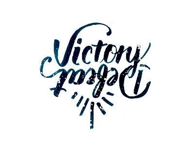Victory vs. Defeat defeat design lettering theodore roosevelt typography victory