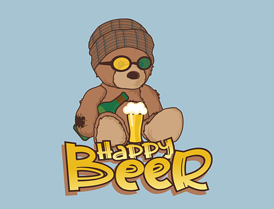 beer cartoon illustration design illustration poster design tshirt vector