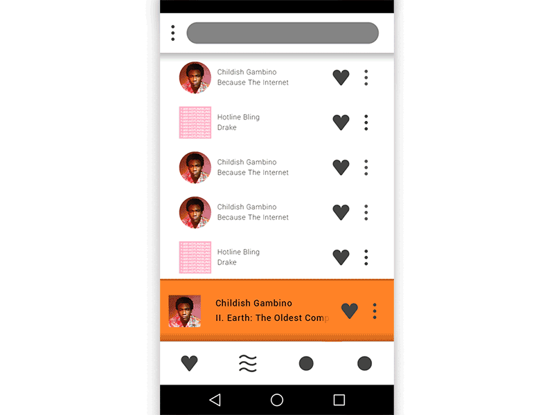 Music App music redesign soundcloud ui ux