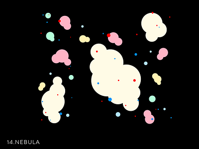 14.Nebula 36days n 36daysoftype astronomy day14 graphic nebula text type